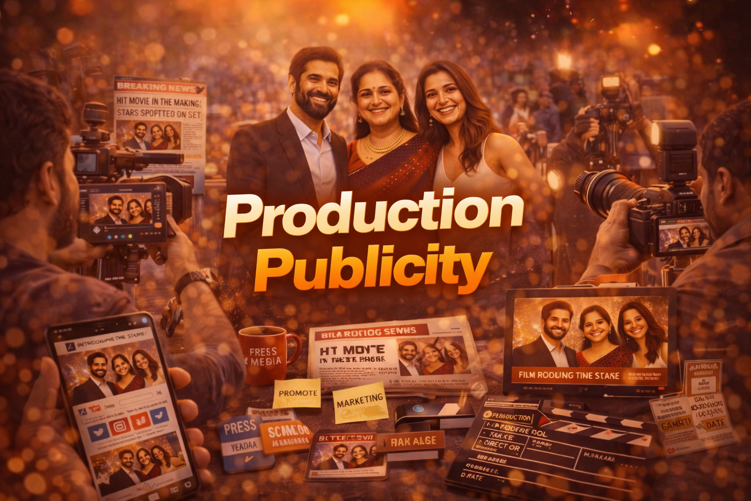 Production publicity